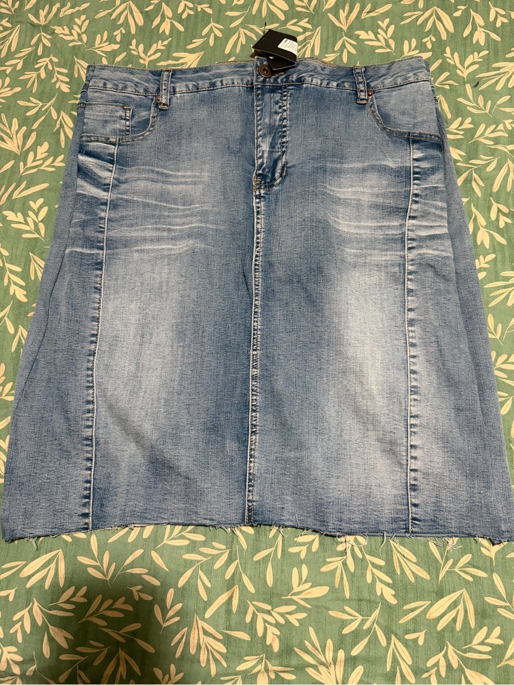Fashion Nova Light Blue Denim Skirt - 3X